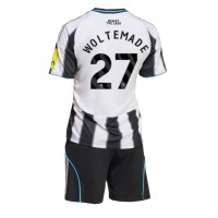 Newcastle United Nick Woltemade #27 Domáci Detský futbalový dres 2025-26 Krátky Rukáv (+ trenírky)